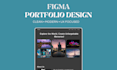 design a modern portfolio website in figma