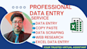 be your virtual assistant for data entry