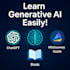 teach you generative ai, chatgpt, midjourney and ai art