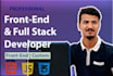do website development as,full stack, front end ,custom web developer