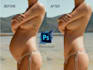do body slimming, reshaping and photo retouching in photoshop