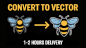 convert to vector, vector logo, vector tracing, image to vector, recreate vector