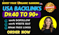provide high quality da 90 usa dofollow backlinks