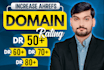 increase ahref domain rating 70 plus with white hat SEO strategy
