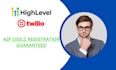 do a2p 10dlc gohighlevel verification twilio IVR chatbot ai