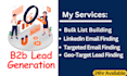 build email list b2b lead generation prospect list building