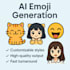 create a custom ai emoji generator using stable diffusion