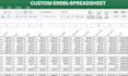 create attractive excel spreadsheet, template, google sheets, pdf to excel