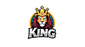 do king mascot logo design with modern