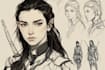 create character concept art sketch