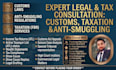 , provide expert customs taxation, anti smuggling, and tax law consultation