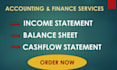 prepare financial statements preparation and projections
