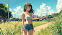 do lewd, ecchi, nsfw anime style character