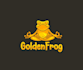 design golden frog chill video games logo