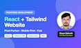 create responsive react websites with tailwind CSS