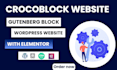 crocoblock website redesign crocoblock wordpress website elementor pro