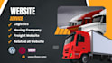 design logistics trucking dispatch moving freight websites