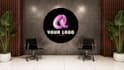 make creative  custom zoom virtual background with your logo