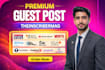 do premium SEO guest post backlinks and publish news article, guest post service