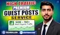 write and publish high authority guest post with dofollow premium seo backlinks
