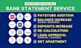 reconcile bank statement PDF to editable format