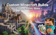 build minecraft map lobby, spawn, hub,dangeon, city,world,setup minecraft server