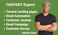 tarvent  email campaign, automation, survey, landing page,