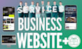 build your company business wordpress website with logo and business card