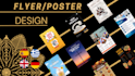design any flyer, poster, brochure or menu that convert
