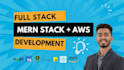 develop full stack web applications in mern and host in AWS