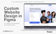 design a custom figma landing page