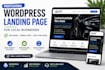create a landing page or sales page for your business