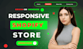 shopify store design, shopify dropshipping store, copy shopify website design
