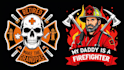 design high quality firefighter logo with express delivery