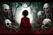 create dark art illustration