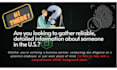 conduct a detailed osint background check on any US citizen