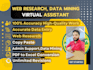 do virtual assistant, web searcher, ms office, typing work
