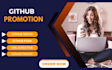 do github promotion to attain potential starts viewers