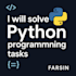 solve basic python programming tasks