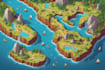 draw a unique vector or isometric map