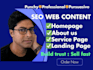 craft website copywriting and SEO content that converts like crazy