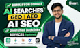 do monthly local SEO with aeo, GEO, and aio for google and ai search results