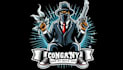 do good looking gangster mascot logo with free source file