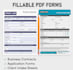 create custom fillable PDF forms with fillable text and checkboxes