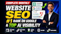 do complete monthly SEO with on page, off page, GEO, aeo for google ai ranking