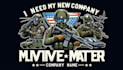 create millitary live matter text styl logo in 14 hours