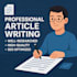 write SEO optimized articles