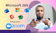 setup microsoft 365, fix issue for business domain email