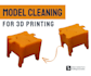 optimize and clean your 3d model for printing