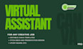 create any design on canva, creative virtual assistant for any job